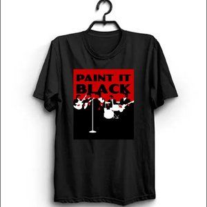 Original Rolling Stones minimalist Paint it black, The Rolling Stones Essential